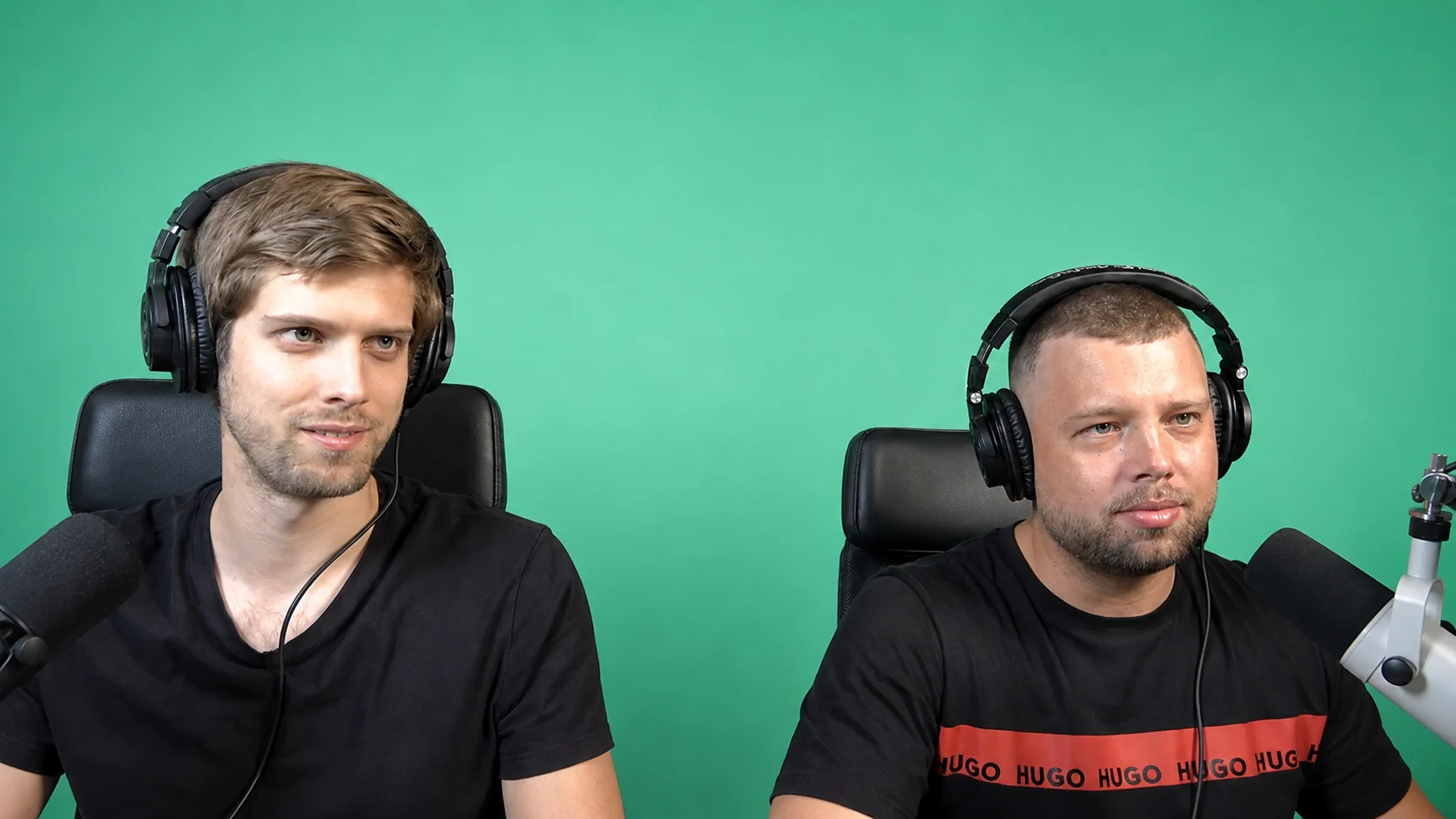 Backend Alchemist team members speaking during a live broadcast